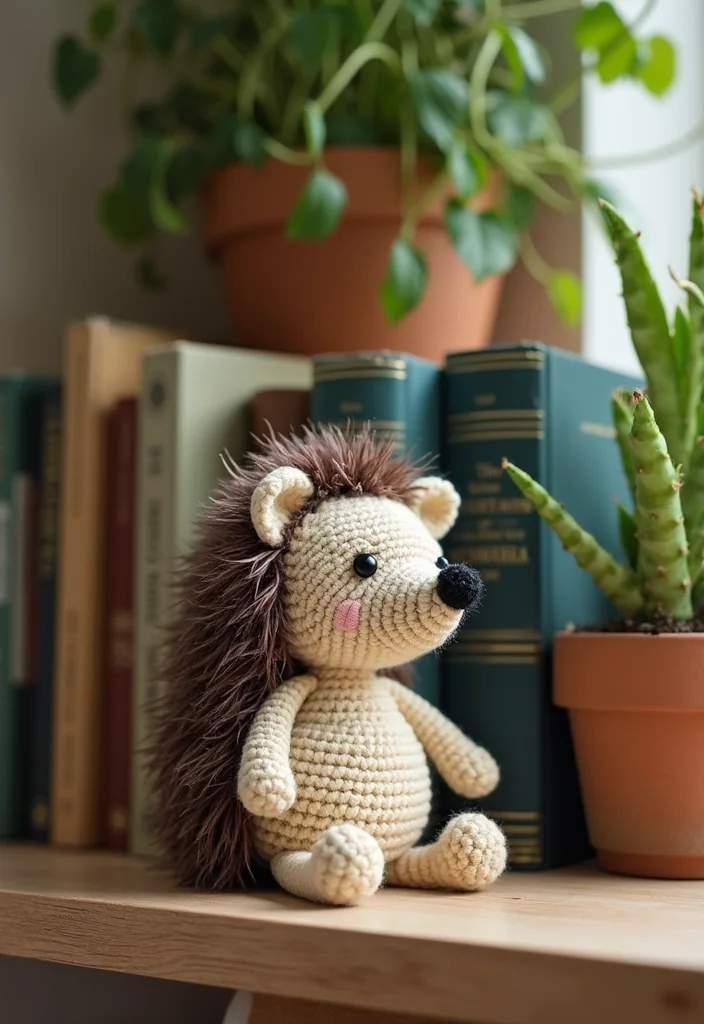 Friendly Guide to Crochet Plushies Pattern Free with 21 Cute Visual Inspirations - 10. Whimsical Hedgehog Plushie
