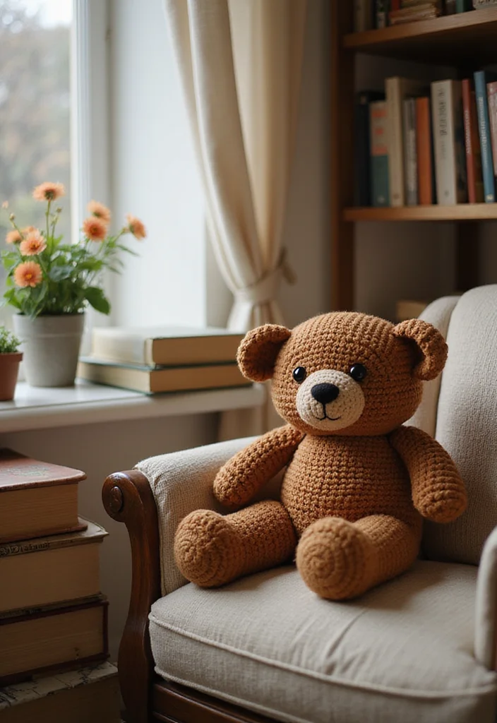 Friendly Guide to Crochet Plushies Pattern Free with 21 Cute Visual Inspirations - 13. Snuggly Bear Plushie