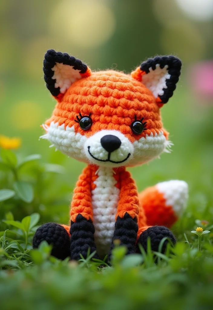 Friendly Guide to Crochet Plushies Pattern Free with 21 Cute Visual Inspirations - 19. Adorable Fox Plushie