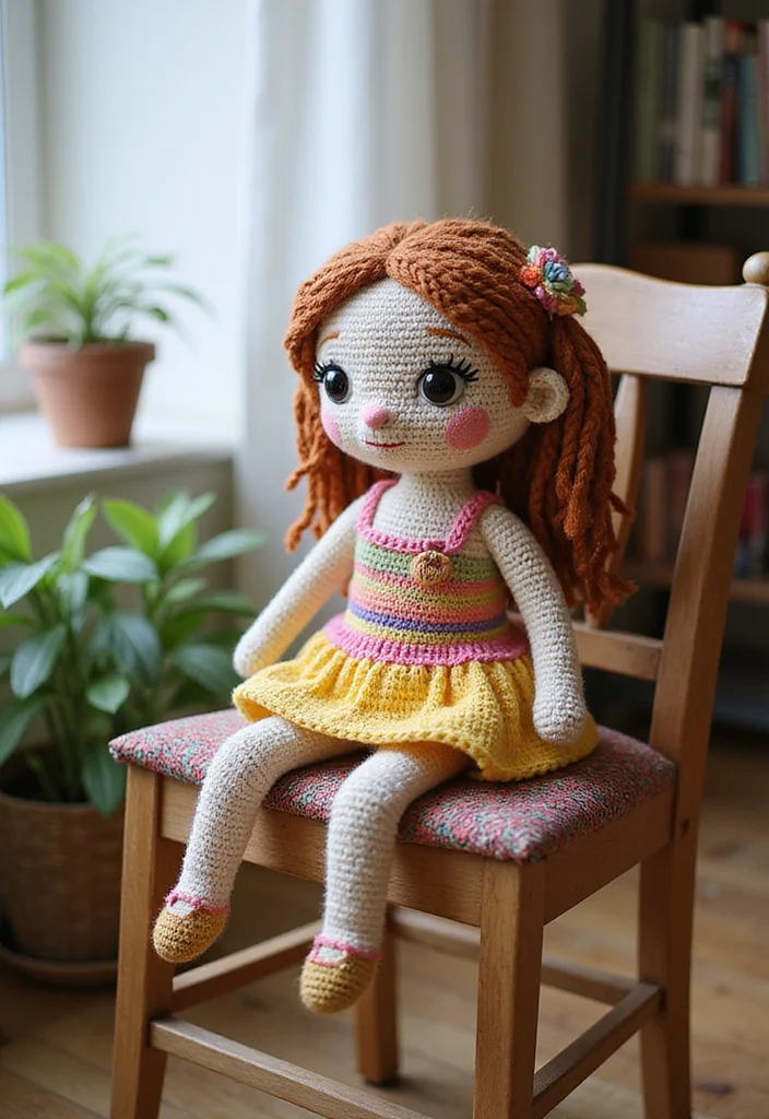 Friendly Guide to Crochet Plushies Pattern Free with 21 Cute Visual Inspirations - 20. Lovely Lady Plushie