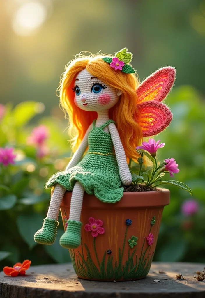 Friendly Guide to Crochet Plushies Pattern Free with 21 Cute Visual Inspirations - 21. Magical Fairy Plushie