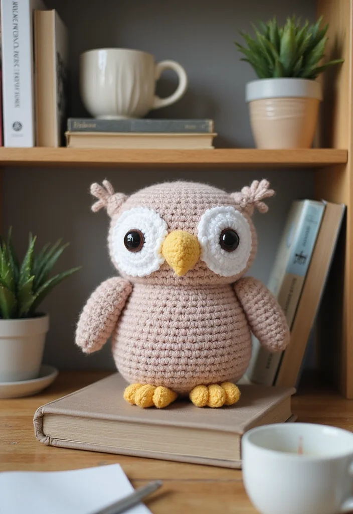 Friendly Guide to Crochet Plushies Pattern Free with 21 Cute Visual Inspirations - 4. Adorable Owl Plushie