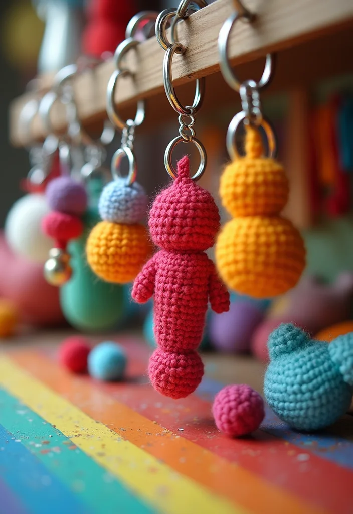 Friendly Guide to Crochet Top Pattern Free with 23 Stylish Craft Inspirations - 11. Fun Crochet Keychains