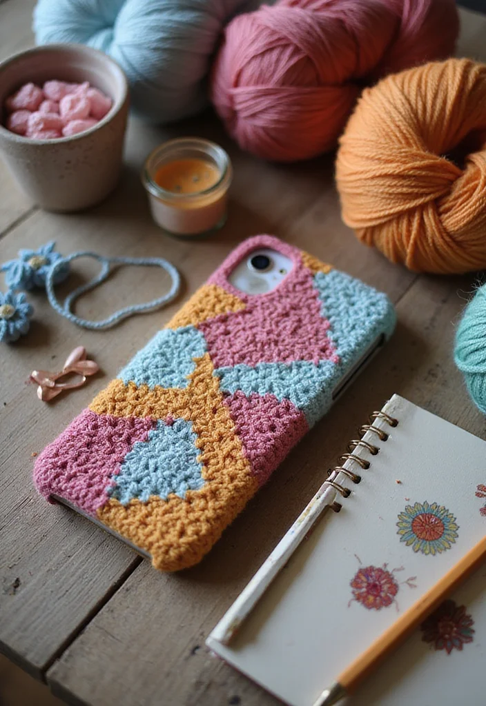 Friendly Guide to Crochet Top Pattern Free with 23 Stylish Craft Inspirations - 14. Crochet Phone Cases