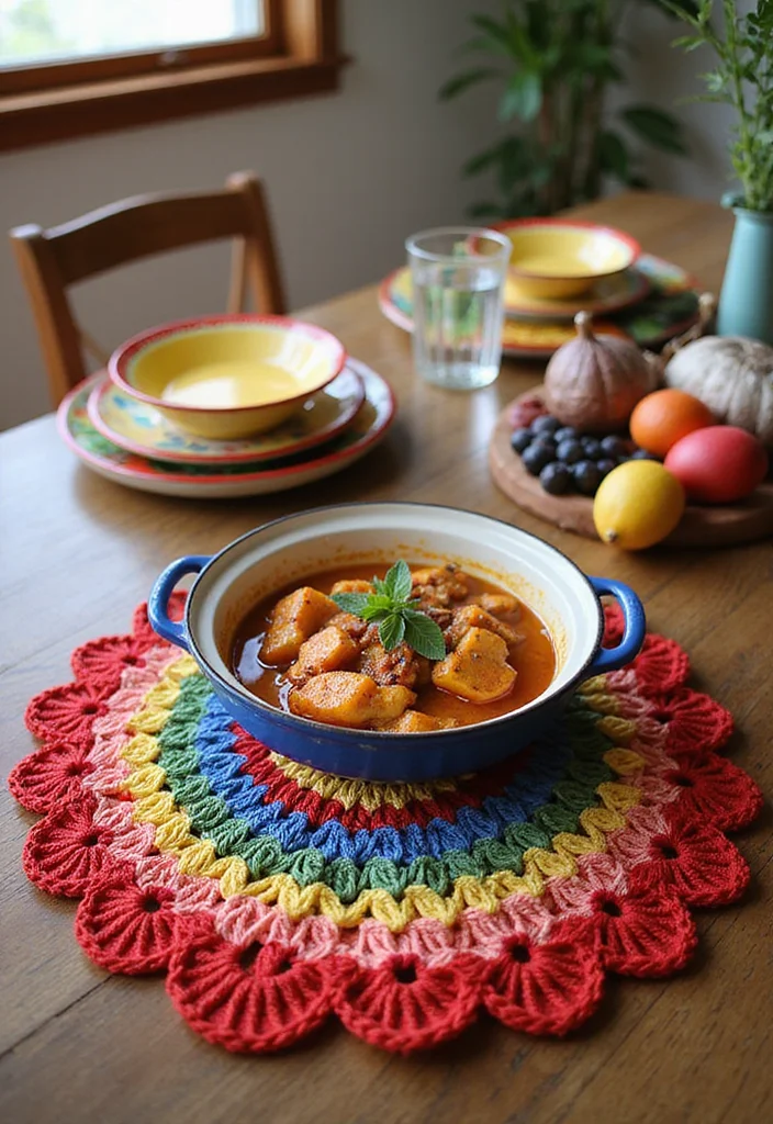 Friendly Guide to Crochet Top Pattern Free with 23 Stylish Craft Inspirations - 17. Decorative Crochet Trivets