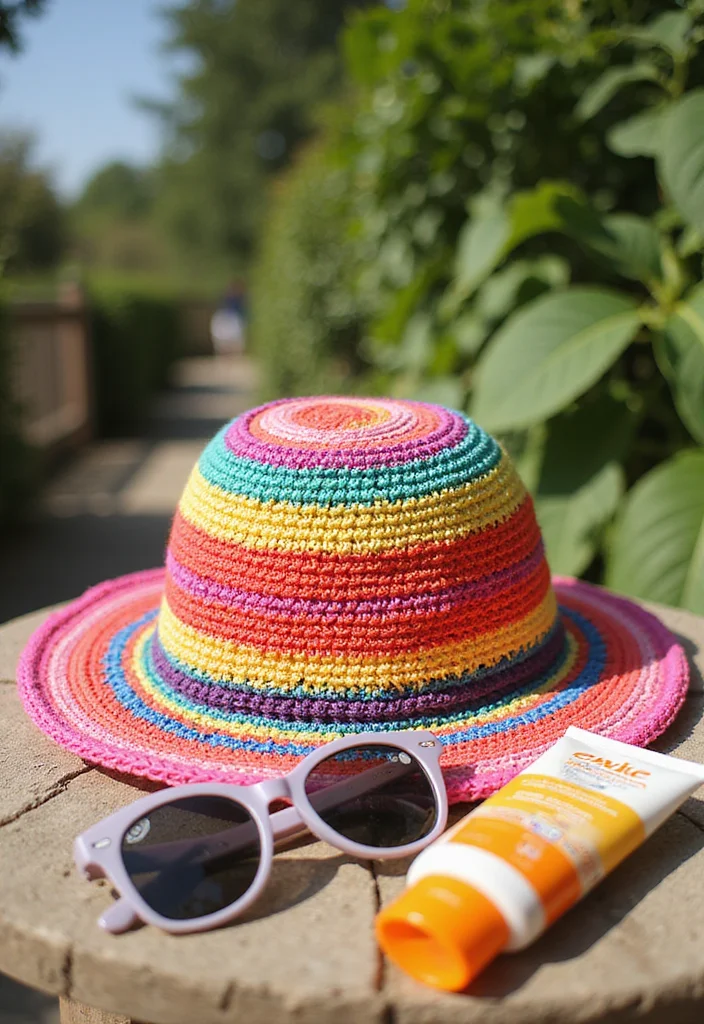 Friendly Guide to Crochet Top Pattern Free with 23 Stylish Craft Inspirations - 20. Crochet Sun Hats