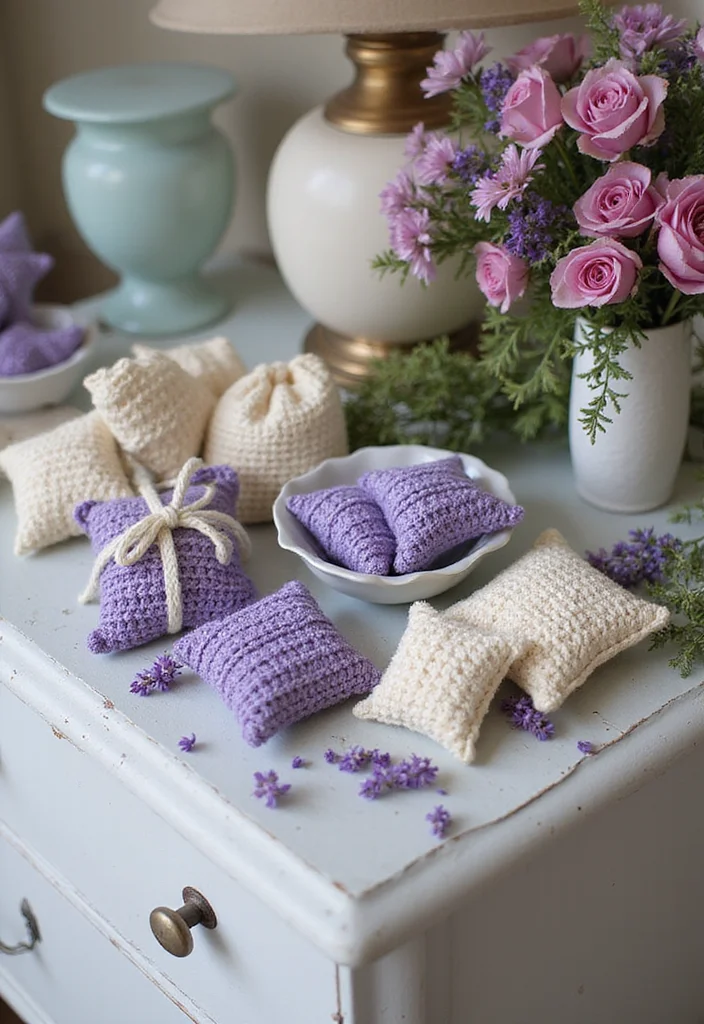 Friendly Guide to Crochet Top Pattern Free with 23 Stylish Craft Inspirations - 23. Crochet Scented Sachets