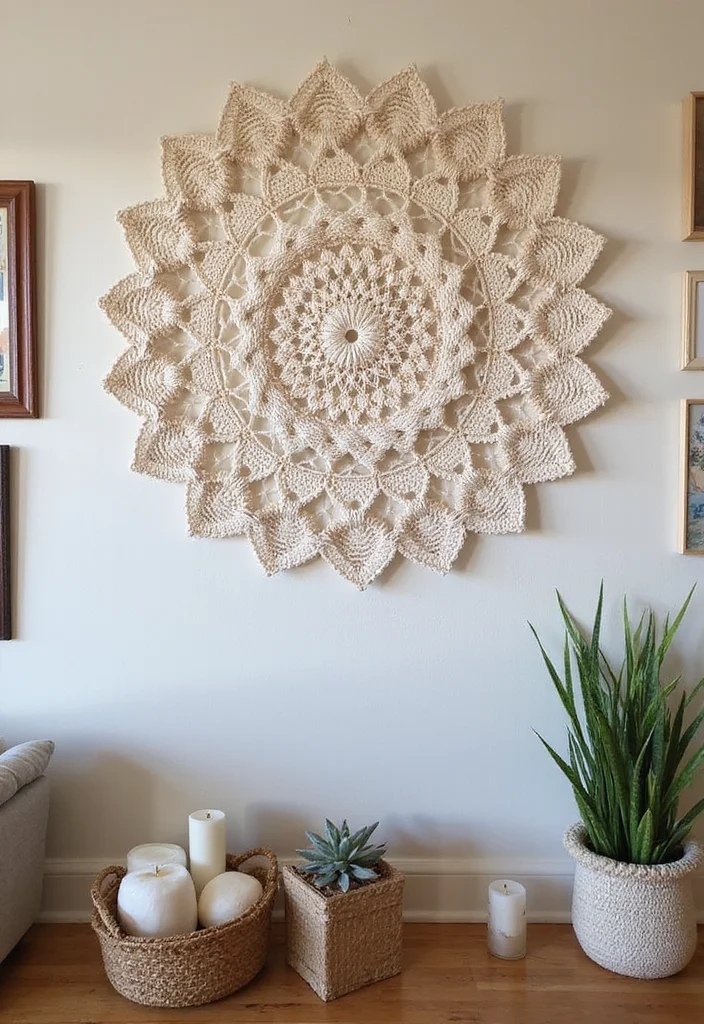 Friendly Guide to Crochet Top Pattern Free with 23 Stylish Craft Inspirations - 6. Decorative Wall Hanging