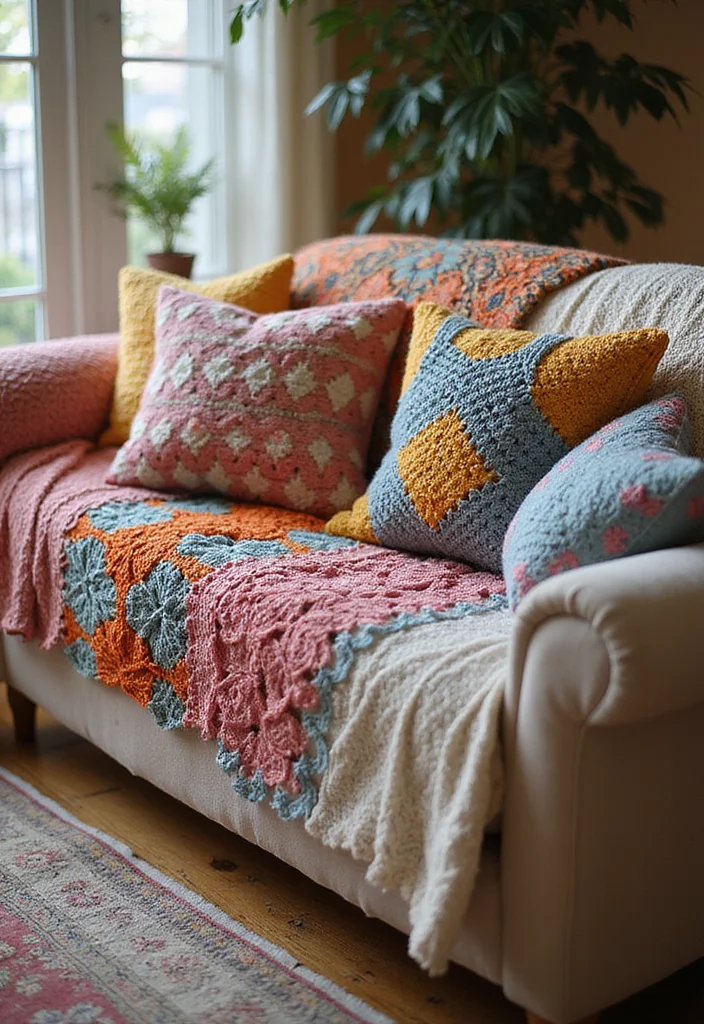 Friendly Guide to Crochet Top Pattern Free with 23 Stylish Craft Inspirations - 7. Crochet Pillow Covers