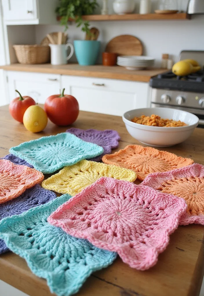 Friendly Guide to Crochet Top Pattern Free with 23 Stylish Craft Inspirations - 9. Crochet Dishcloths