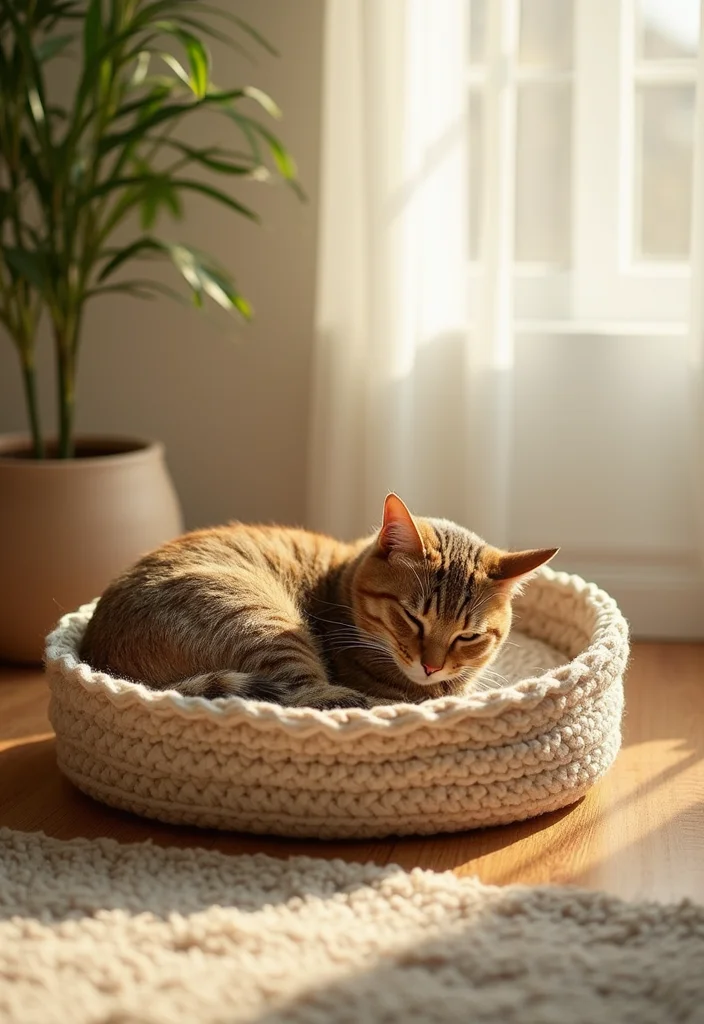 Helpful Guide to Crochet Basket Pattern Free Featuring 23 Practical Craft Inspirations - 7. Pet-Friendly Crochet Basket