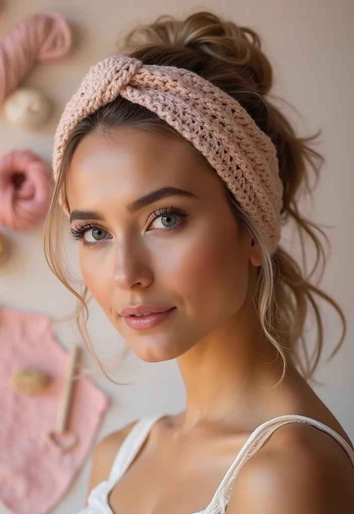 Helpful Guide to Crochet Headband Pattern Free: Showcasing 25 Trendy Inspirations - 7. Crossover Style Headband