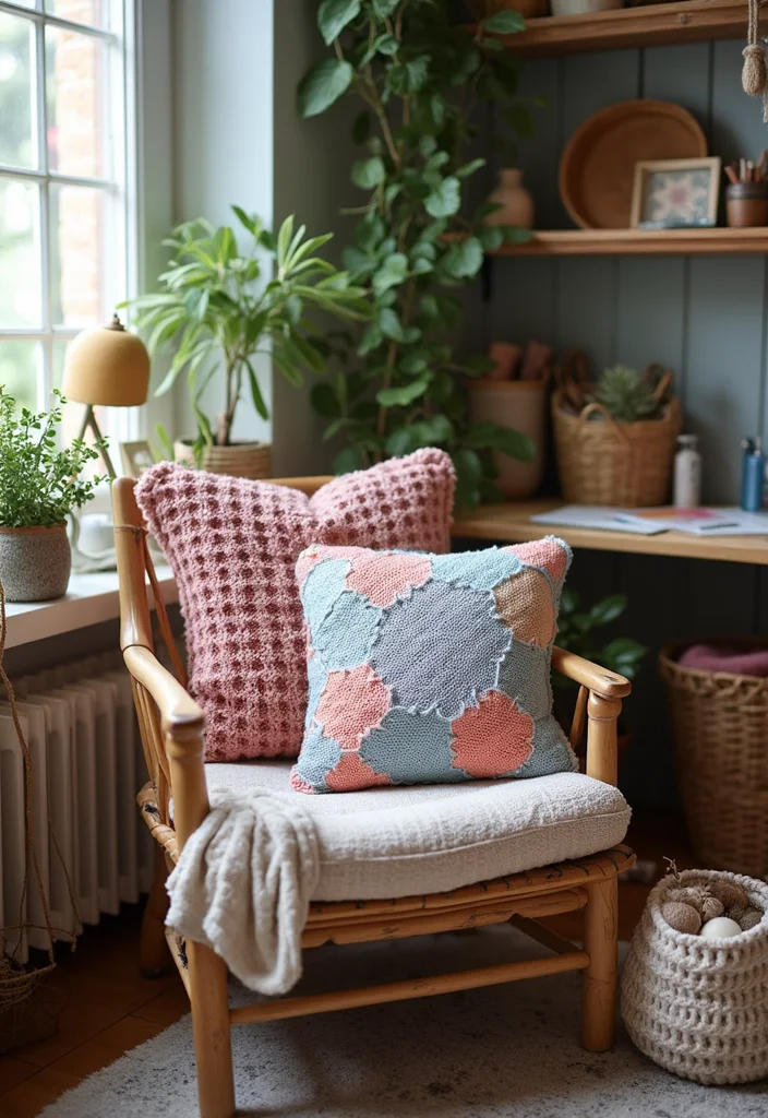 Helpful Guide to Crochet Pillow Patterns Free Featuring 24 Cozy Visual Inspirations - 12. Patchwork Pillows