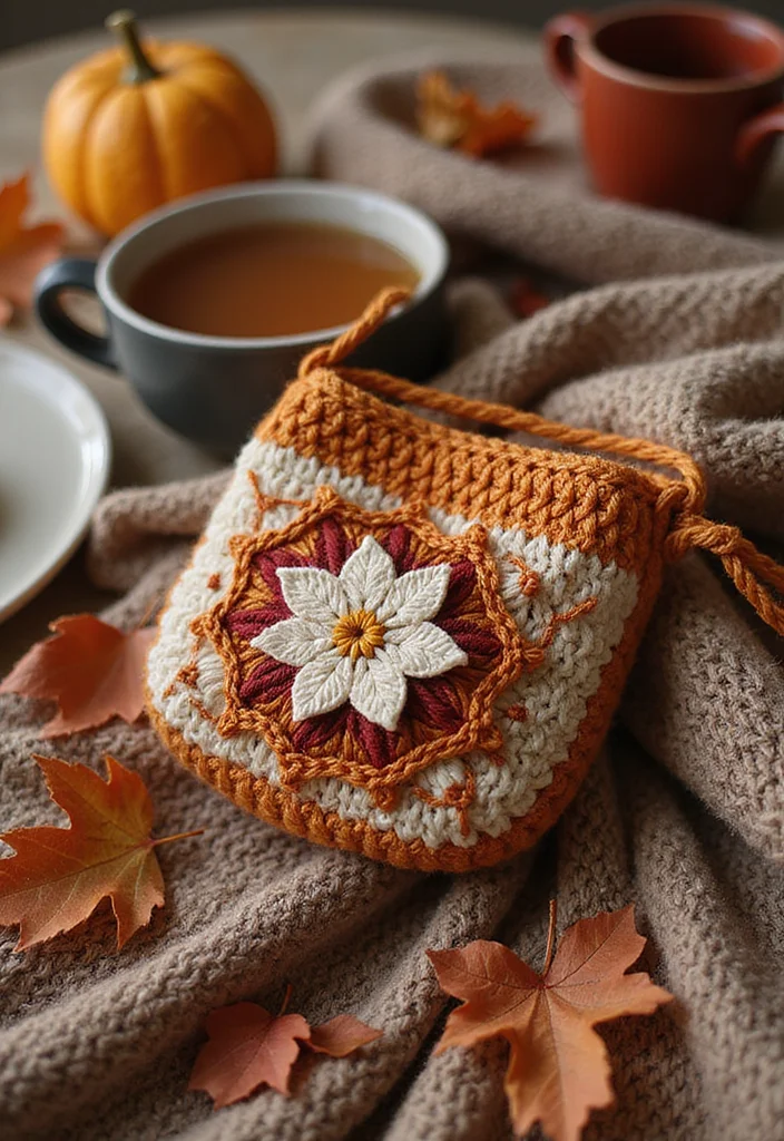 Helpful Guide to Crochet Purse Pattern Free with 22 Chic Craft Inspirations - 13. Cozy Knitted Look Purse