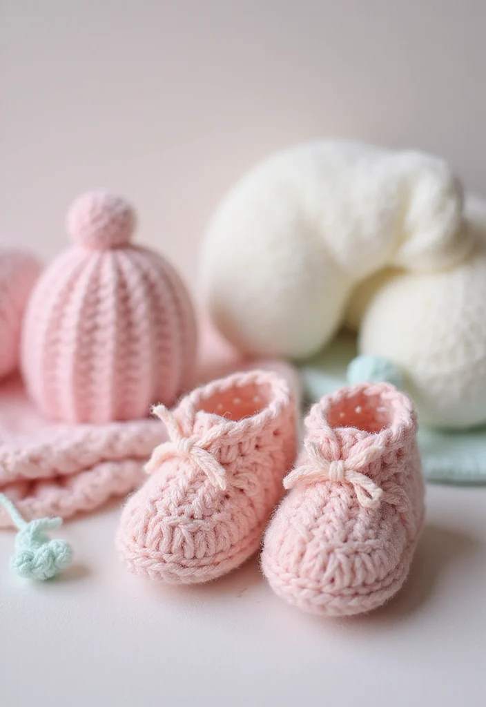 Helpful Guide to Cute Things to Crochet: 23 Fun and Creative Inspirations - 11. Cute Baby Booties