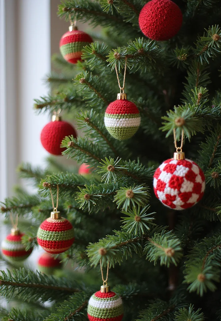 Helpful Guide to Cute Things to Crochet: 23 Fun and Creative Inspirations - 16. Personalized Christmas Ornaments