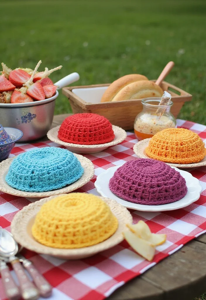 Helpful Guide to Cute Things to Crochet: 23 Fun and Creative Inspirations - 18. Whimsical Food Covers