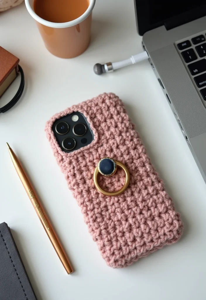 Helpful Guide to Magic Ring Crochet Tutorial: Showcasing 24 Clear Visual Inspirations - 12. Fabulous Crochet Phone Cases