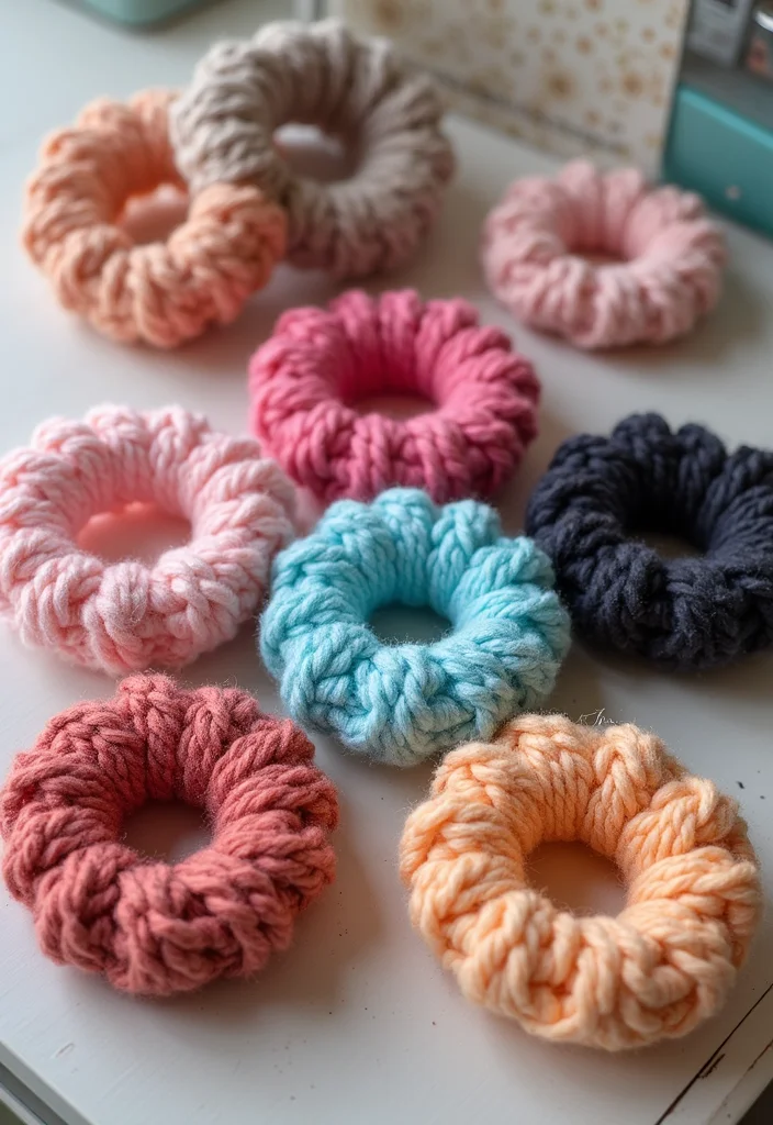 Helpful Guide to Magic Ring Crochet Tutorial: Showcasing 24 Clear Visual Inspirations - 18. Funky Crochet Hair Accessories