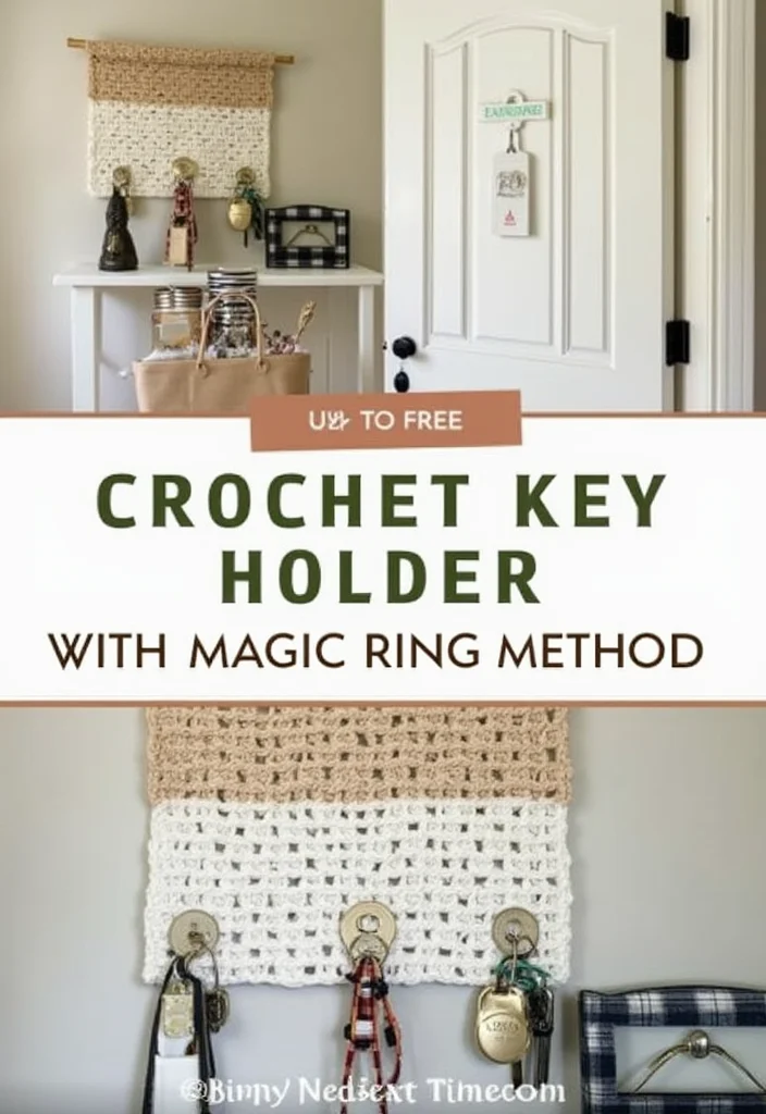 Helpful Guide to Magic Ring Crochet Tutorial: Showcasing 24 Clear Visual Inspirations - 21. Whimsical Crochet Key Holders