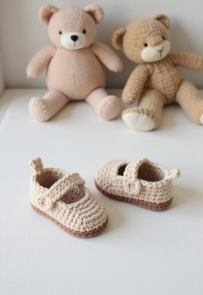 Helpful Guide to Magic Ring Crochet Tutorial: Showcasing 24 Clear Visual Inspirations - 22. Adorable Crochet Baby Shoes