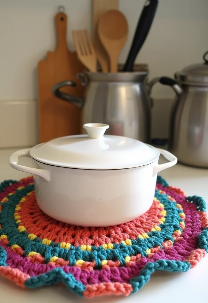 Helpful Guide to Magic Ring Crochet Tutorial: Showcasing 24 Clear Visual Inspirations - 7. DIY Crochet Trivets