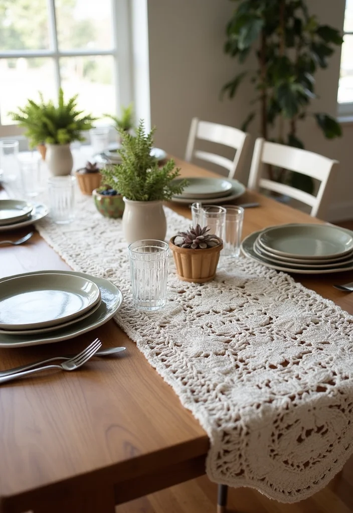 Helpful Guide to Magic Ring Crochet Tutorial: Showcasing 24 Clear Visual Inspirations - 8. Unique Crochet Table Runners