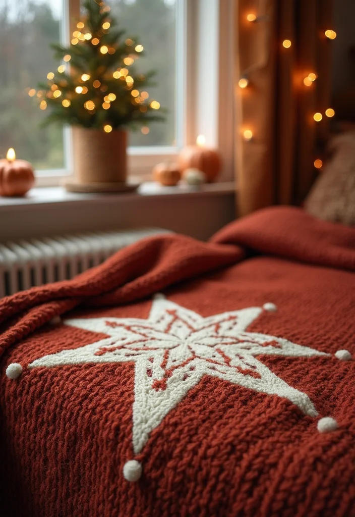 Helpful Guide to Star Blanket Crochet Pattern with 21 Cozy Craft Inspirations - 7. Seasonal Star Blanket