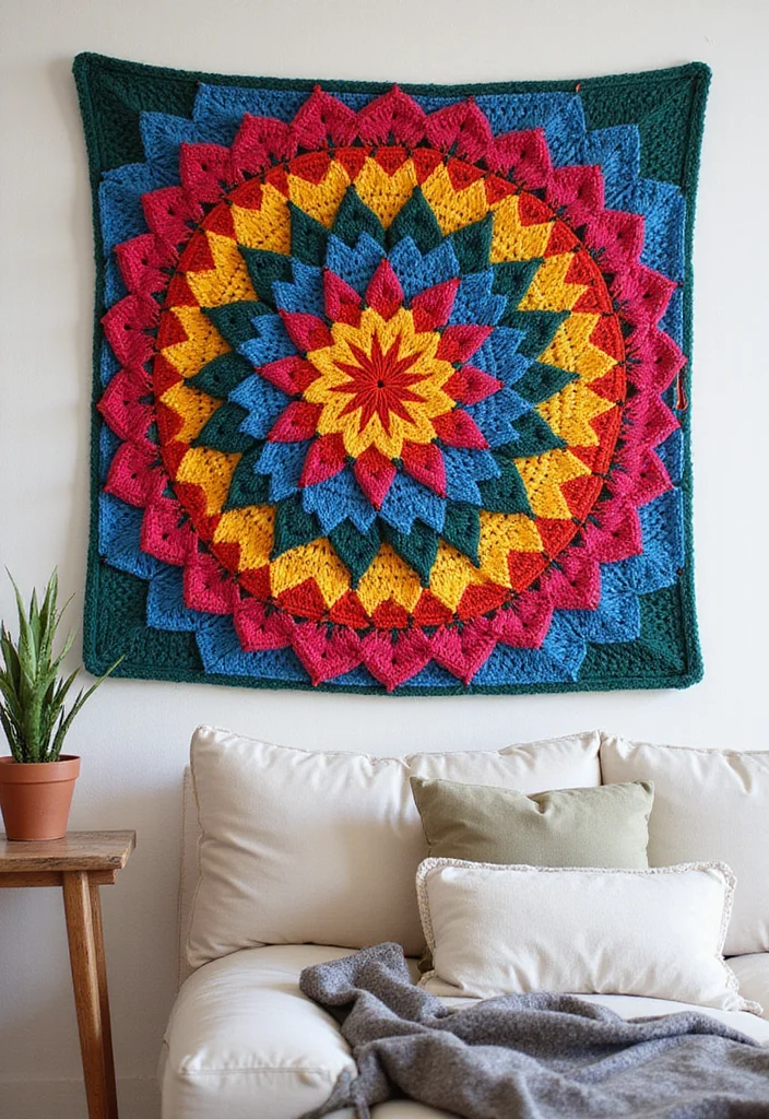 Helpful Guide to Tapestry Crochet Patterns Charts: Showcasing 25 Clear Visual Inspirations - 1. Colorful Geometric Patterns