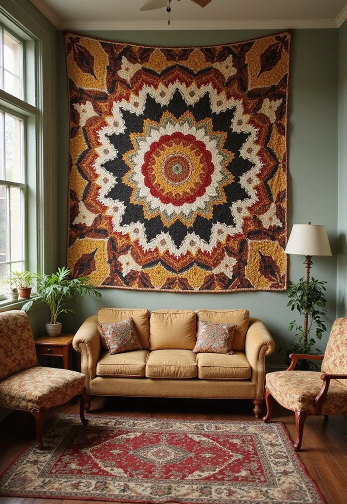 Helpful Guide to Tapestry Crochet Patterns Charts: Showcasing 25 Clear Visual Inspirations - 12. Retro and Vintage Patterns