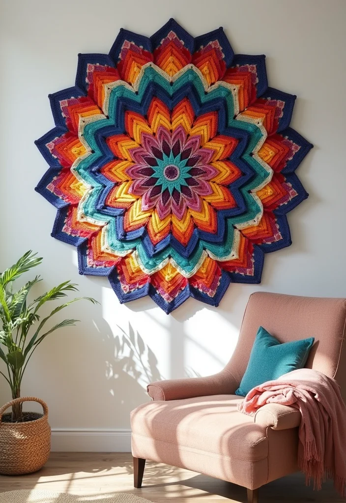 Helpful Guide to Tapestry Crochet Patterns Charts: Showcasing 25 Clear Visual Inspirations - 13. Mandala Designs