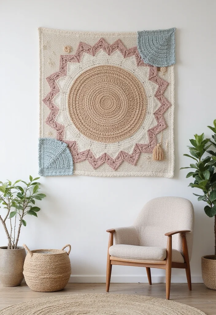Helpful Guide to Tapestry Crochet Patterns Charts: Showcasing 25 Clear Visual Inspirations - 15. Minimalist Designs