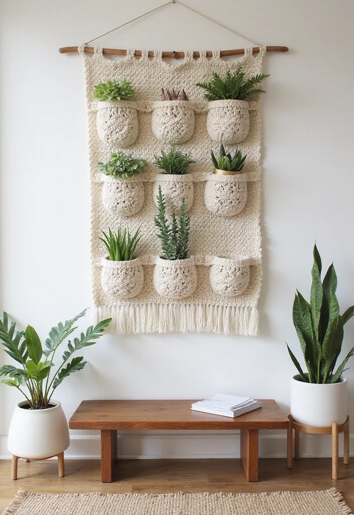 Helpful Guide to Tapestry Crochet Patterns Charts: Showcasing 25 Clear Visual Inspirations - 21. Functional Wall Decor