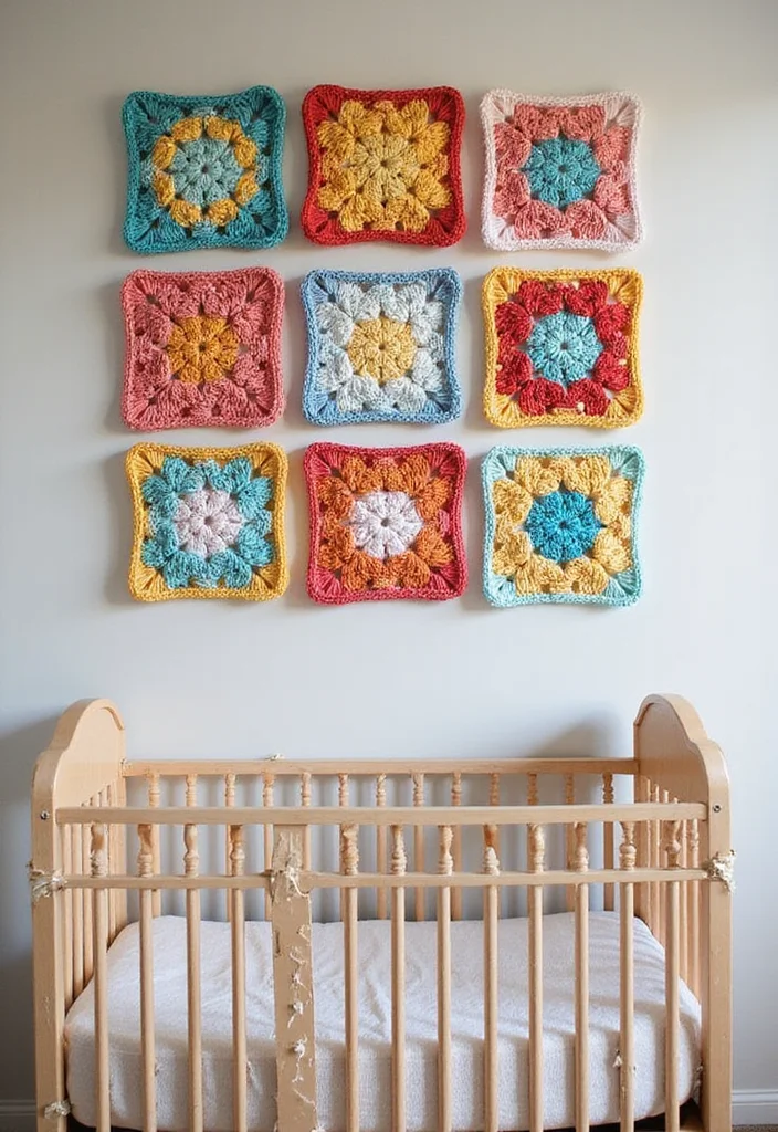 Step-by-Step Guide to Baby Crochet Patterns Free: Showcasing 23 Sweet Visual Inspirations - 15. Heartfelt Granny Square Panels