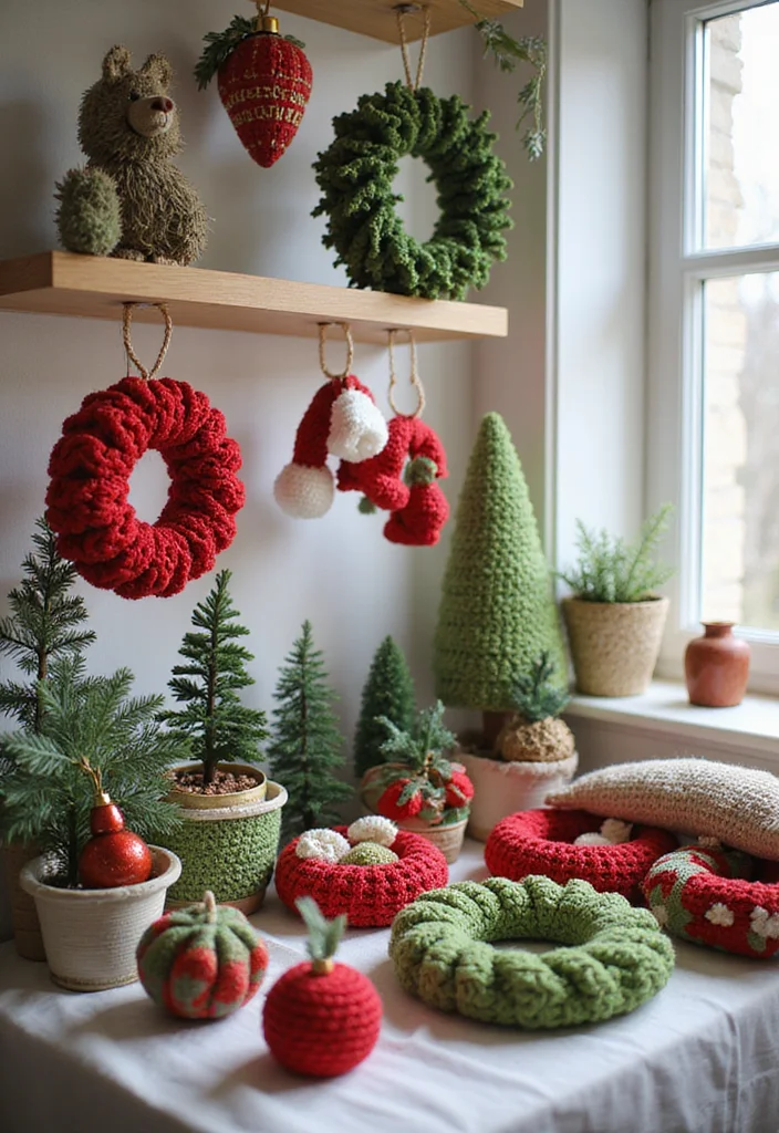 Step-by-Step Guide to Baby Crochet Patterns Free: Showcasing 23 Sweet Visual Inspirations - 19. Festive Holiday Decor