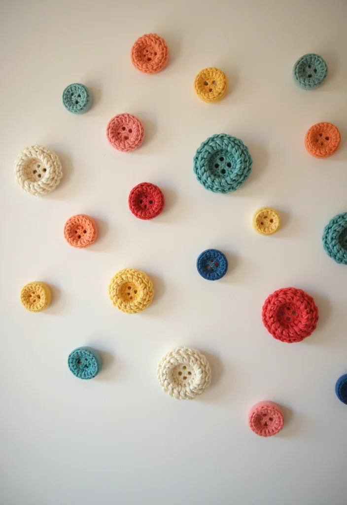 Step-by-Step Guide to Baby Crochet Patterns Free: Showcasing 23 Sweet Visual Inspirations - 21. Funky Button Decor