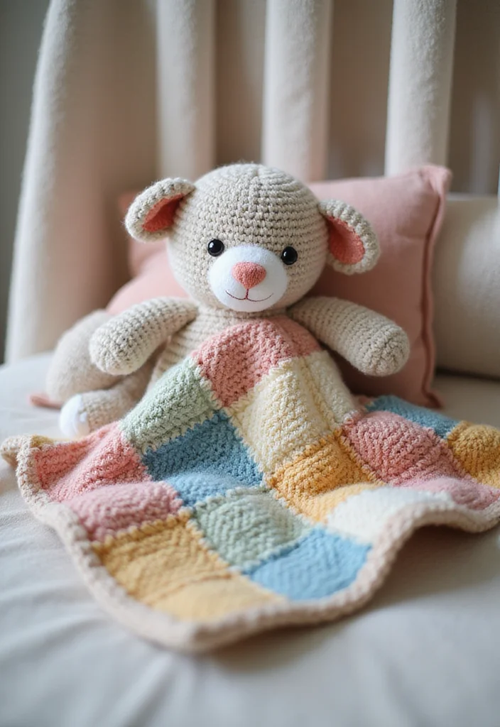 Step-by-Step Guide to Baby Crochet Patterns Free: Showcasing 23 Sweet Visual Inspirations - 6. Soft Toy Lovey