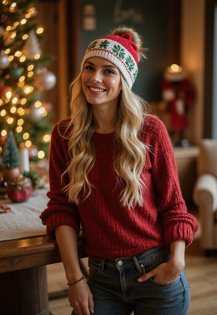 Step-by-Step Guide to Crochet Bandana Pattern Free with 22 Fun and Stylish Inspirations - 13. Holiday-Themed Bandana