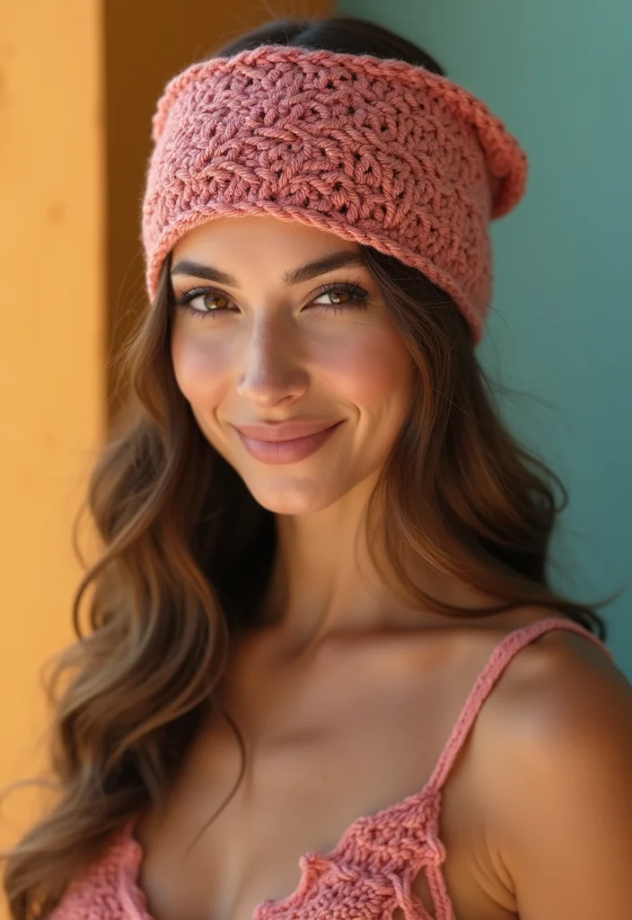 Step-by-Step Guide to Crochet Bandana Pattern Free with 22 Fun and Stylish Inspirations - 22. Inspirational Quote Bandana