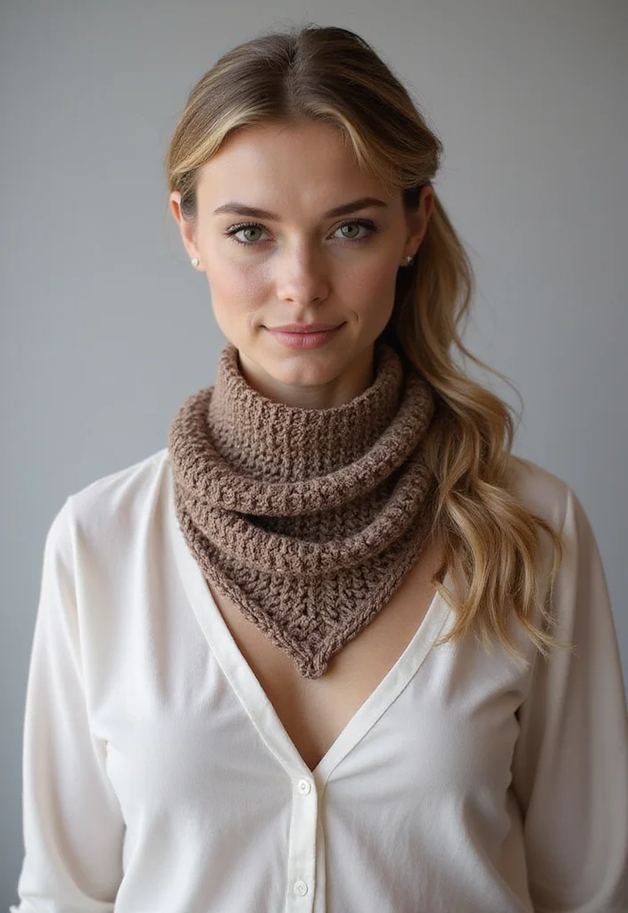 Step-by-Step Guide to Crochet Bandana Pattern Free with 22 Fun and Stylish Inspirations - 7. Corded Bandana