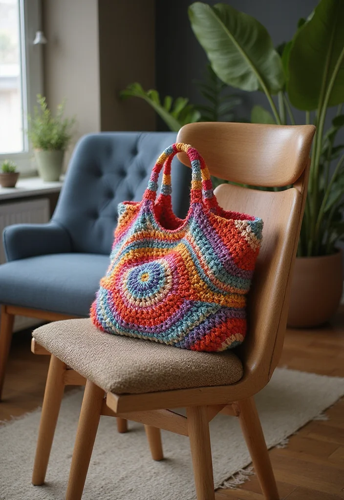 Step-by-Step Guide to Crochet Gifts for Men: Showcasing 24 Unique Craft Inspirations - 11. Unique Crochet Bag
