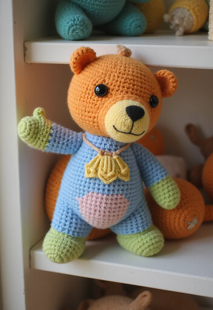 Step-by-Step Guide to Crochet Gifts for Men: Showcasing 24 Unique Craft Inspirations - 22. Fun Crochet Animal Friend