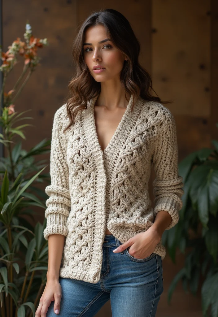 Step-by-Step Guide to Crochet Granny Square Cardigans with 21 Cozy Craft Inspirations - 19. Cardigans with Unique Closures