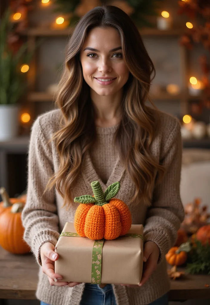 Step-by-Step Guide to Crochet Pumpkin Free Pattern Featuring 24 Festive Visual Inspirations - 10. Crochet Pumpkin Gifts