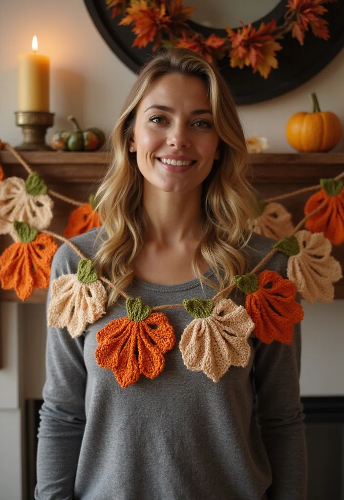 Step-by-Step Guide to Crochet Pumpkin Free Pattern Featuring 24 Festive Visual Inspirations - 22. Crochet Pumpkin Bunting