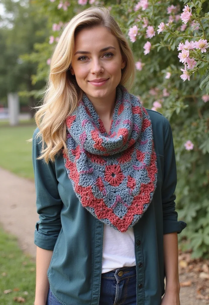 Step-by-Step Guide to Easy Things to Crochet: 25 Simple and Charming Inspirations - 16. Easy Crochet Scarves