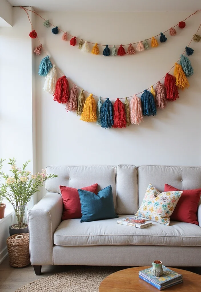 Step-by-Step Guide to Scrap Yarn Crochet Projects: 21 Fun Visual Inspirations - 6. Scrap Yarn Bunting