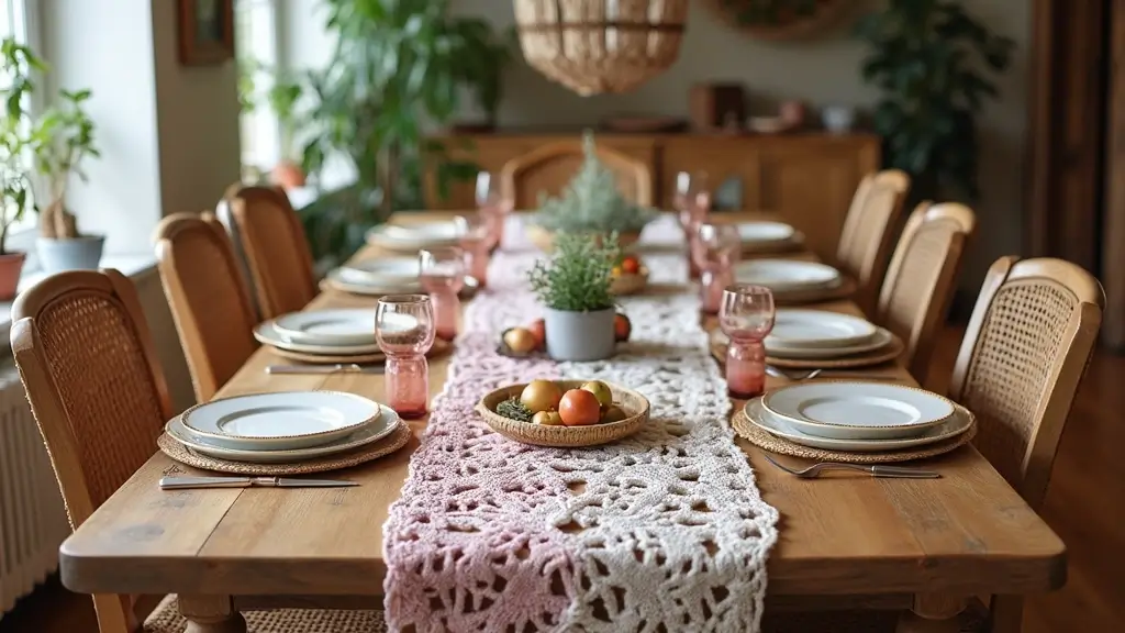 25 Beautiful Caminos de Mesa a Crochet Patrones Ideas for Cozy Home Décor