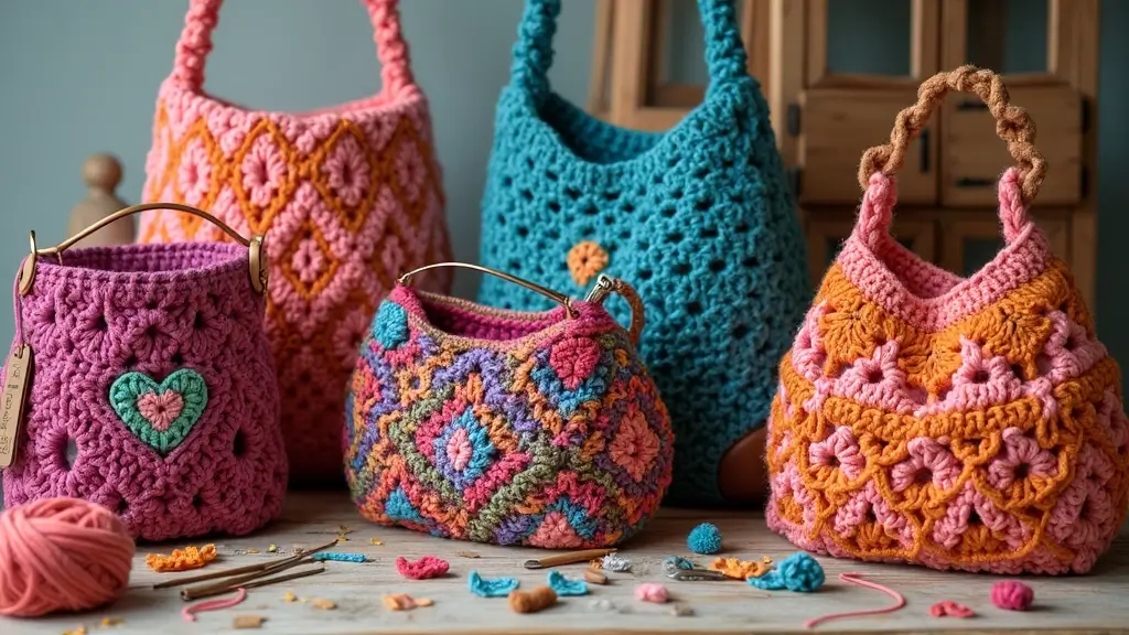 25 Tutoriels de Sacs en Crochet Simples pour Débutants Créatifs