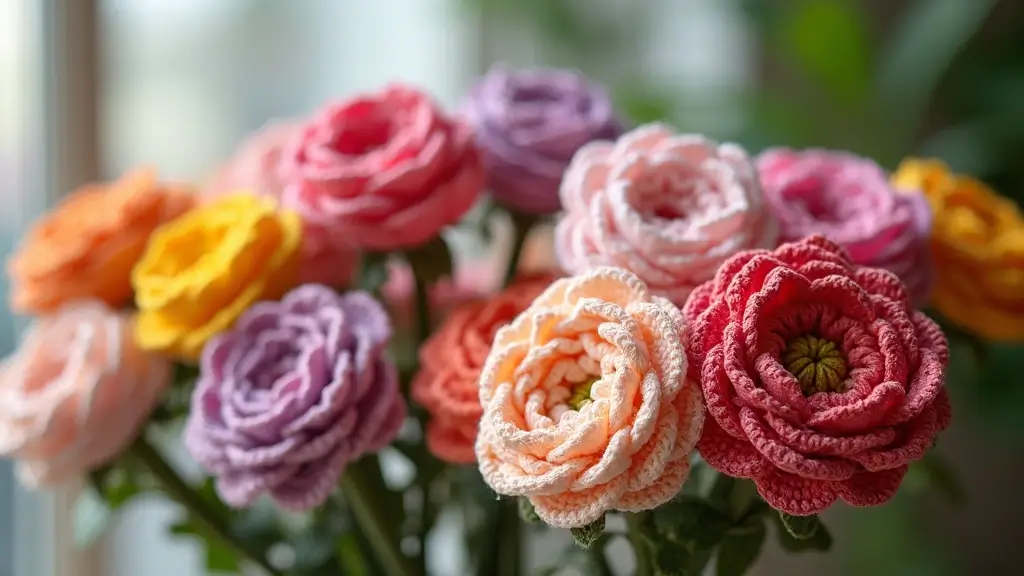 26 Ramos de Flores a Crochet Ideas Creativas y Románticas